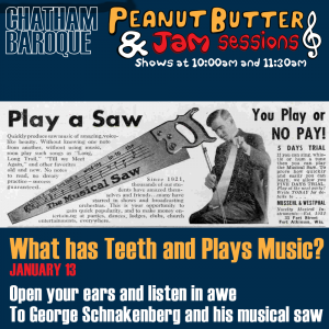 Peanut Butter & Jam Sessions: What Has Teeth and Plays Music?