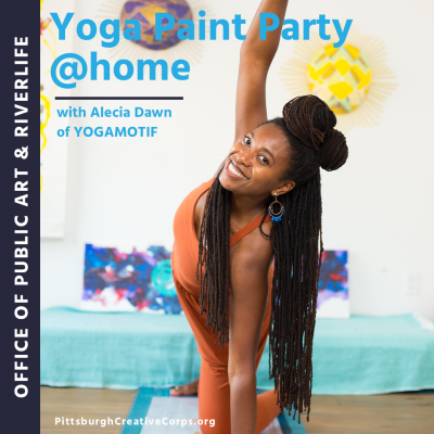 Yoga Paint Party @ home