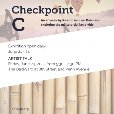 Checkpoint C Artist Talk with Ricardo iamuuri Robinson