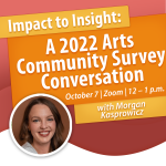 Impact to Insight: A 2022 Arts Community Survey Conversation