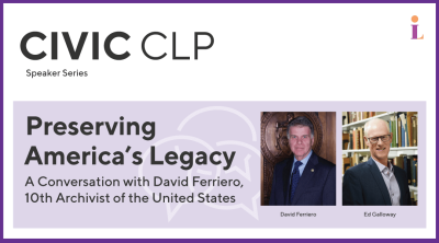 Preserving America's Legacy: A Conversation with David Ferriero, 10th Archivist of the United States
