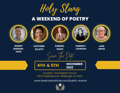 Holy Slang: A Weekend of Poetry