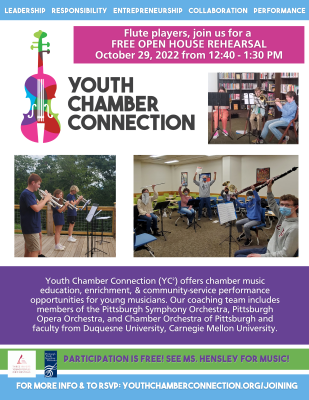 Youth Chamber Connection Flute Open Rehearsal