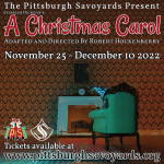 A Christmas Carol - Presented by the Pittsburgh Savoyards