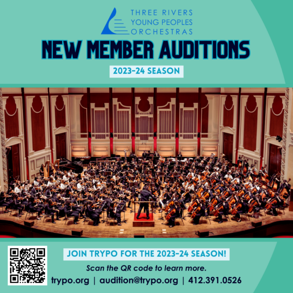 Three Rivers Young Peoples Orchestra New Member Auditions