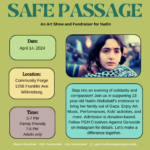 Safe Passage: An Art Show and Fundraiser for Nadin Abdullatif and Her Family to Evacuate Gaza