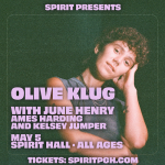 Spirit Presents: Olive Klug w/ June Henry
